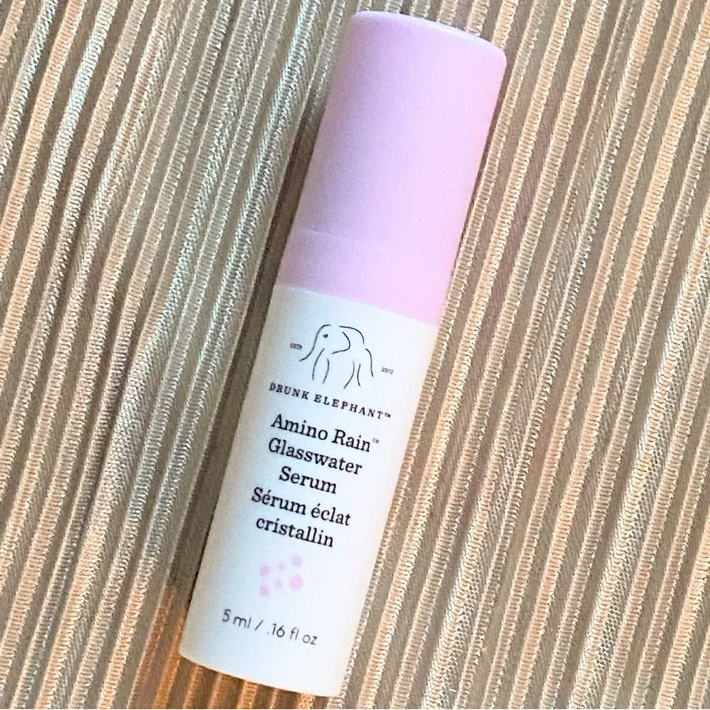 Drunk Elephant Amino Rain Glasswater Serum — 5ml travel size